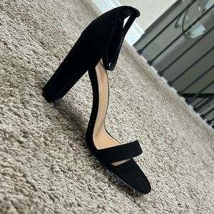 Just fab black sandals size 12